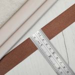 Лента атласная 1-сторонняя 25.0 мм / 22.86±1 метров, 078 т.коричневый, Globus