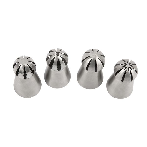 Набор кондитерских насадок металл, 3 шт, металл, S-Chief SHF-0117