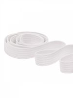 Резинка бельевая (стандартная) 10.0 мм / 100 метров, 3.9 г, вязаная, белый