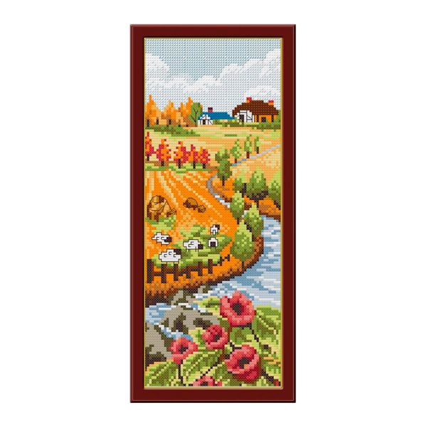 Алмазная (кристальная) мозаика Cristyle 1418, Осень, 14х36 см