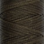 Нитки для кожи вощёные плоские 0.8 мм, 25 м, 012 т. зеленый, LC-001, Промысел