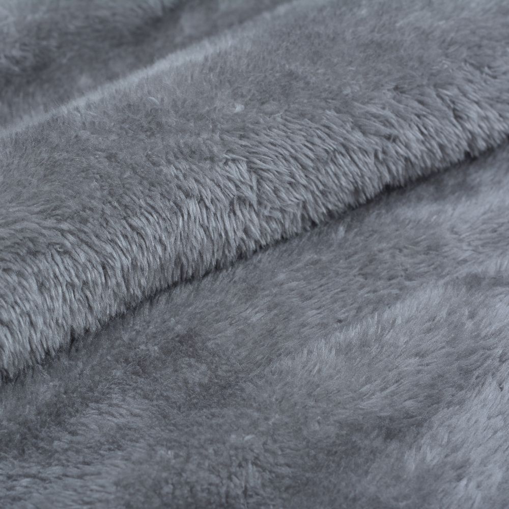 Мех трикотажный 180 г/м², шир.165см, цв.св.серый, 20м /TOS/