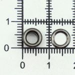 Люверсы металл ⌀_3.0 мм (внутр.), чер.никель, 100 шт, S090811, BIG