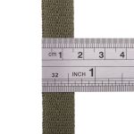 Тесьма (лента) киперная 15 мм / 50 метров, 3 г/м, 100% полиэфир, 24 олива