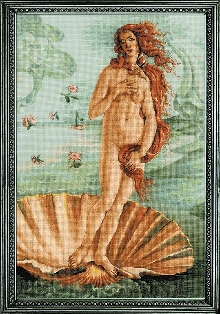 Риолис, Рождение Венеры по мотивам картины С. Боттичелли 40х60 см, 985296