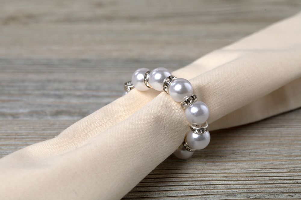 Кольцо декоративное для салфеток ⌀4 см, h4 см, под жемчуг, Stilerra PFH-044