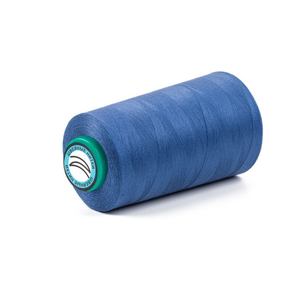 Нитки универсальные Nitka 40/2, 4570 м (5000 ярд) / 1 кат., 286 св.синий