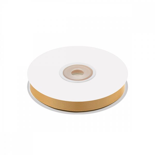 Лента репсовая (в рубчик) 10.0 мм цв. 826 песочный уп.22.86м (±1м)