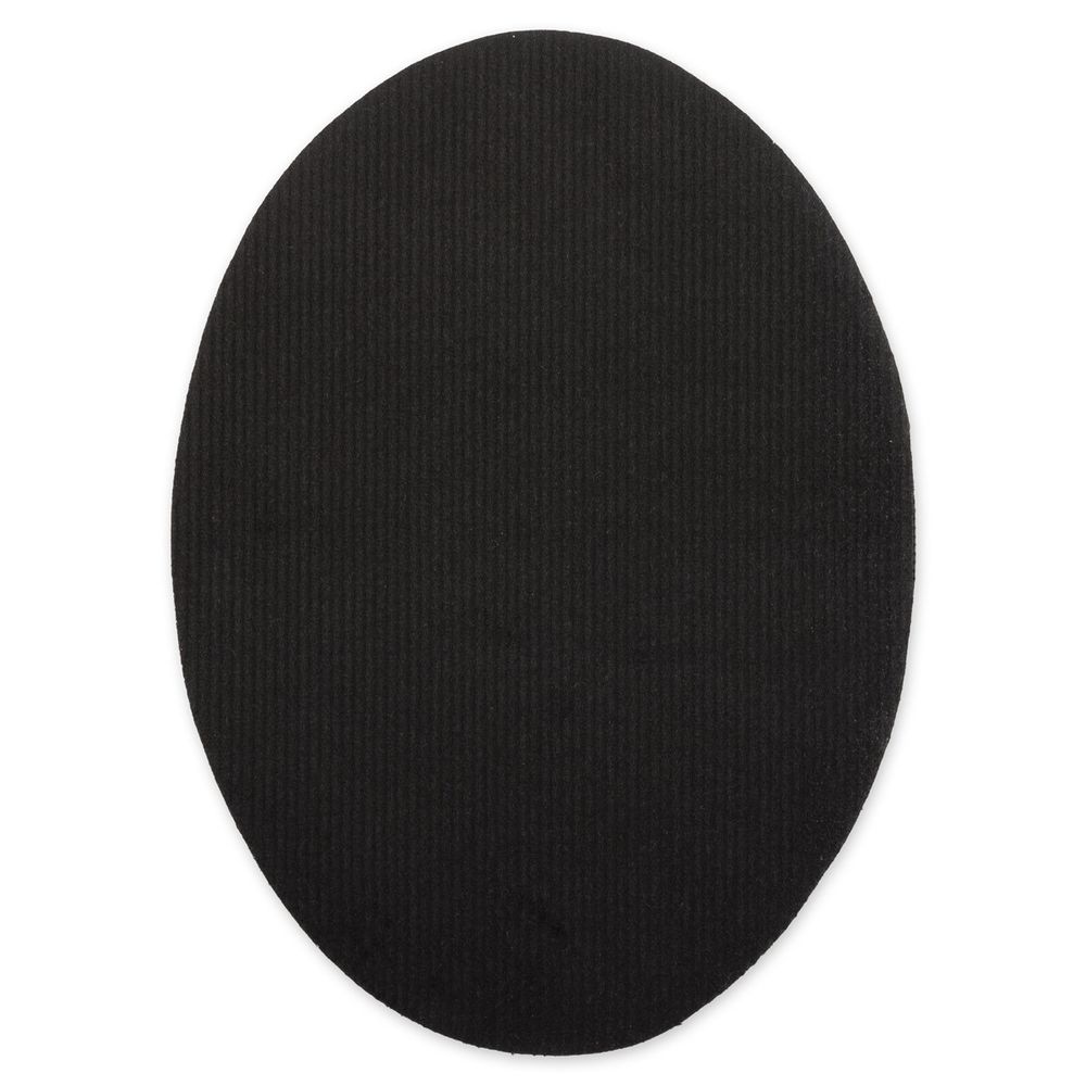 Термозаплатка Овал 14х10 см, ZAP, №08 вельвет черный, Gamma ZAP