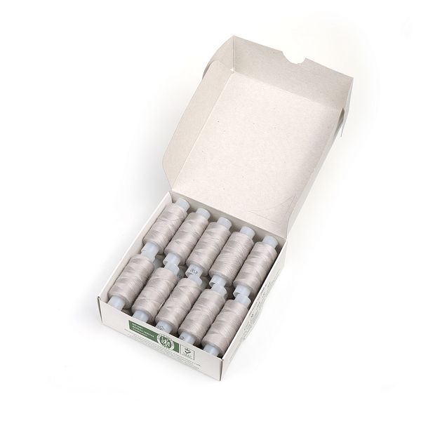 Нитки армированные ПНК им.Кирова 45ЛЛ, бытовые, 200 м / 20 кат., 4902 св.серый