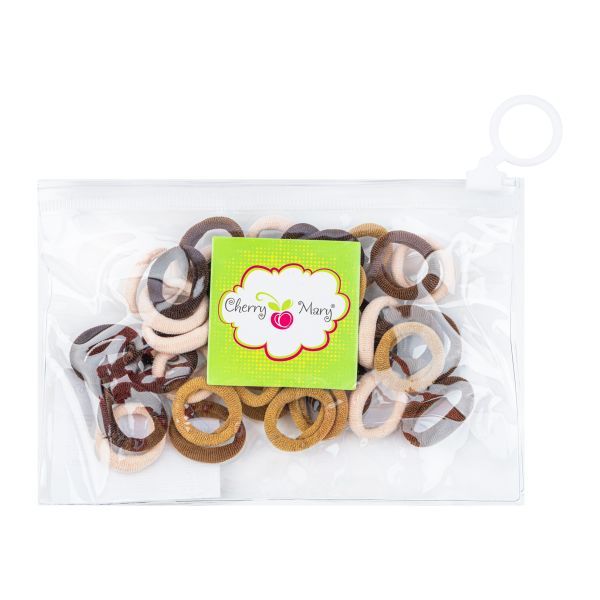 Набор резинок для волос 5х42 шт, №04 ассорти, Cherry Mary DC07075