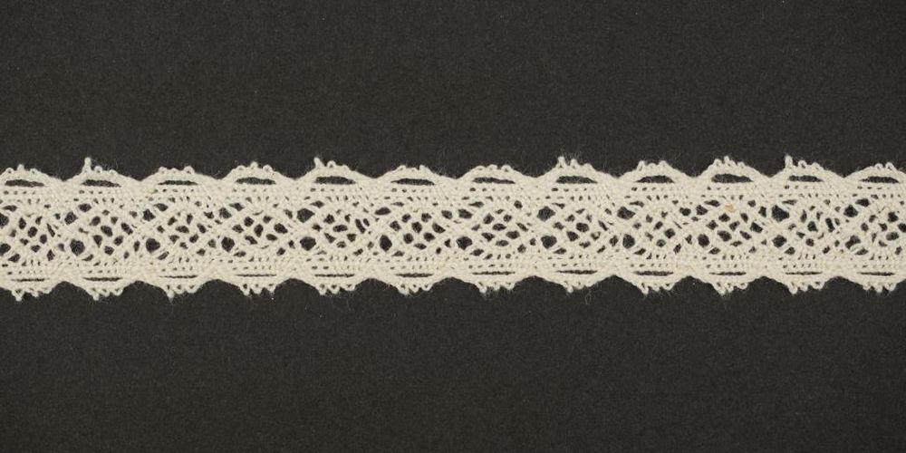 Кружево вязаное (тесьма) 20 мм, цв.натуральный, Alfa, 25 метров, AF-145-000 Кружево вязаное (тесьма) 20 мм, цв.натуральный, Alfa, 25 метров, AF-145-000