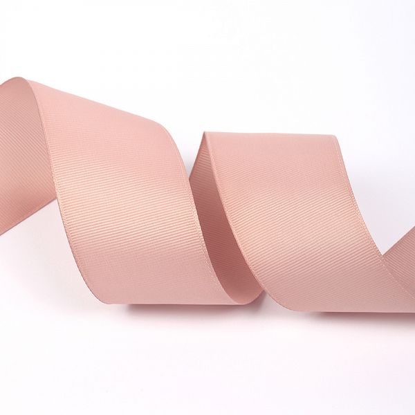 Лента репсовая (в рубчик) 50.0 мм, 813 пудровый, уп. 27,4м