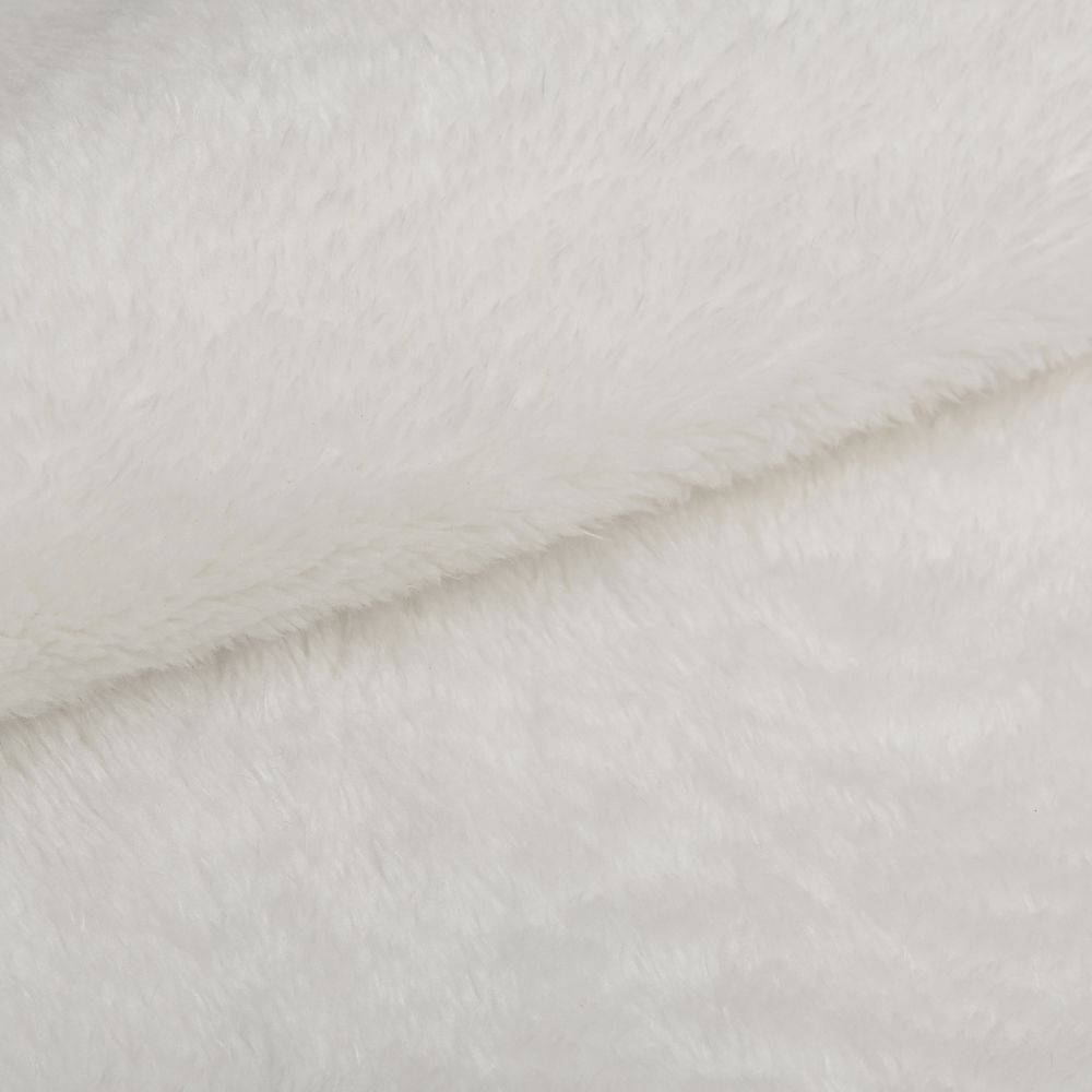 Мех трикотажный 180 г/м², шир.165см, цв.белый, 20м /TOS/