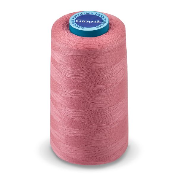 Нитки универсальные Gamma 50/2, 4570 м (5000 ярд) / 1 кат., 469 т.розовый
