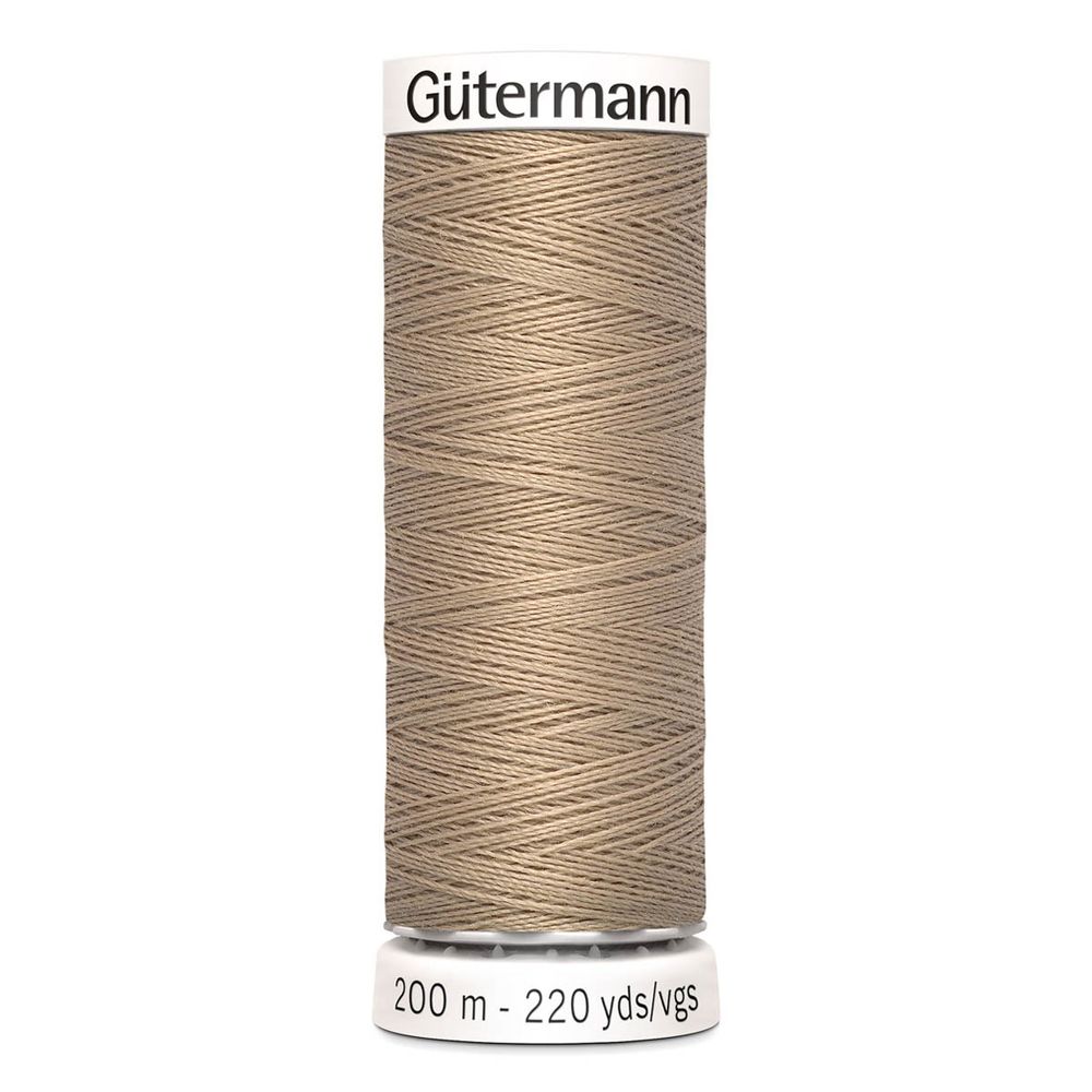 Нитки универсальные Gutermann Sew-all, 200м, 215 т.кремово-бежевый