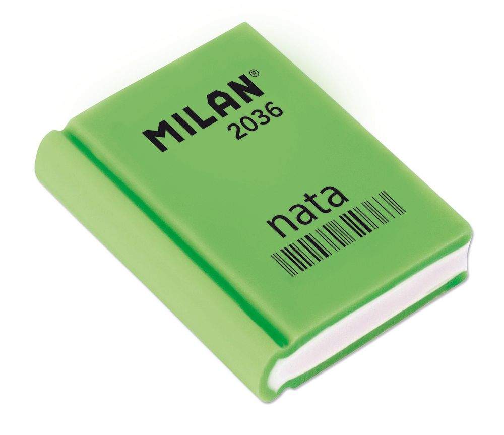 Ластик nata 2036 в форме книжки 3.9х2.9х0.9 см, 36 шт, CPM2036 ассорти, Milan