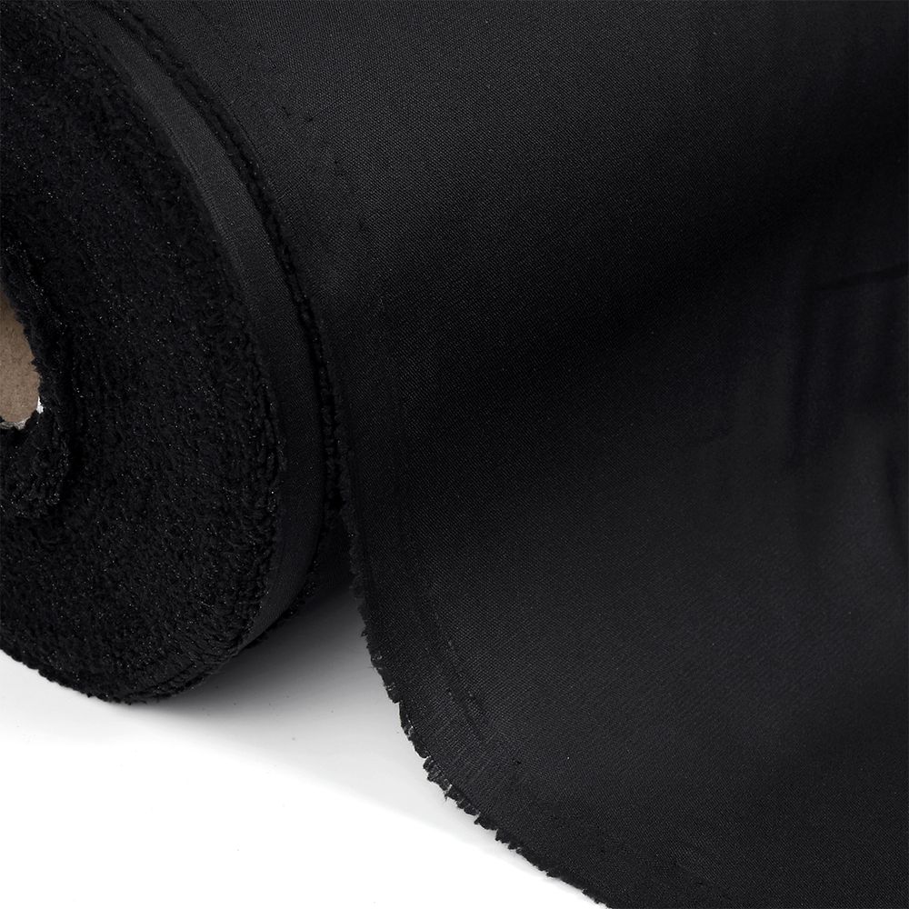 Дублерин трикотажный 50 г/м², 150 см / 100 метров, 9506BL черный