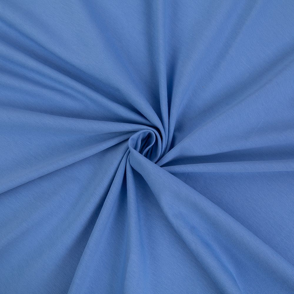 Кулирка 150±5 г/м², 40/1 Comp.Penye FULL LYC, 170 см / 1 метр, 28 голубой/blue, Gamma GCM