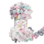 Пряжа Alize (Ализе) Puffy Color / уп.5 мот. по 100 г, 9м, 6492 секционный