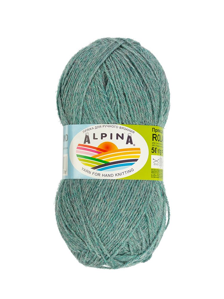 Пряжа Alpina Roland / уп.4 мот. по 50г, 200м, 33 св.бирюзовый