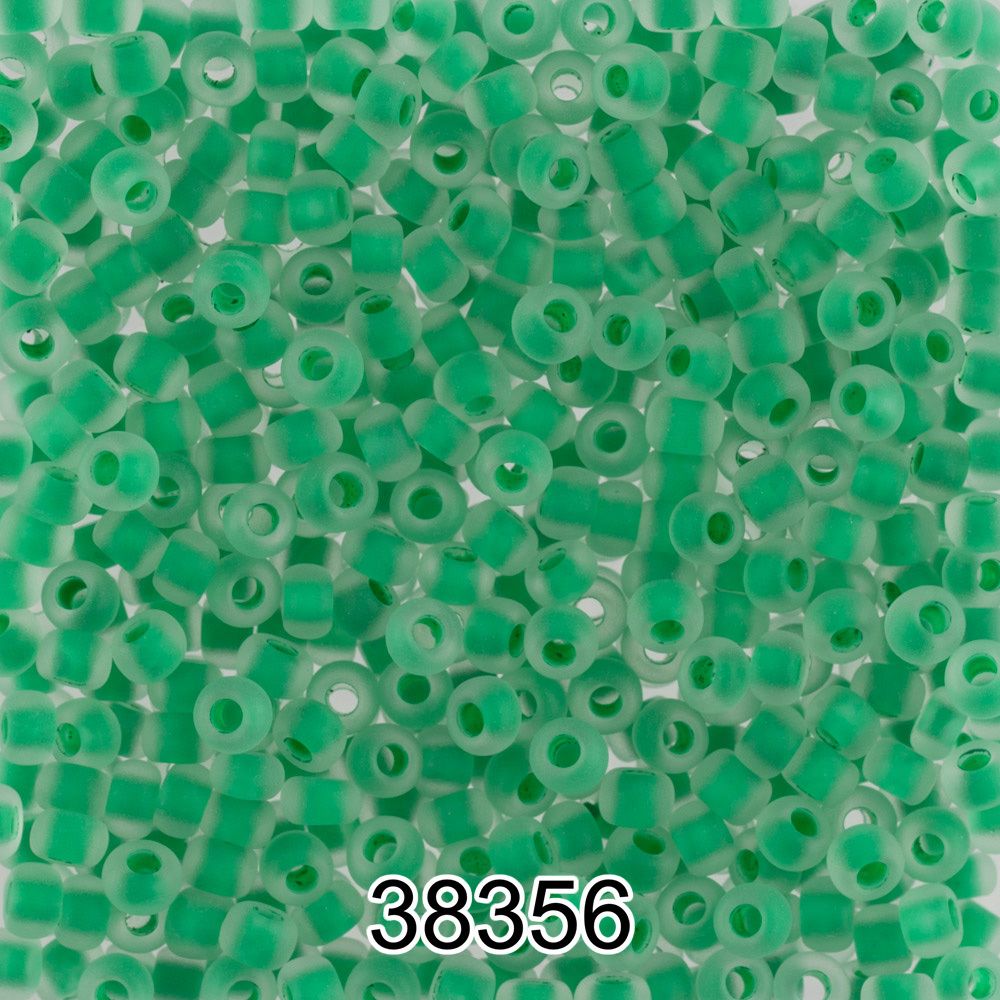 Бисер Preciosa круглый 10/0, 2.3 мм, 500 г, 38356 (Ф418) св.зеленый мат