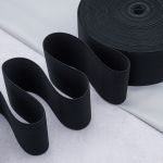 Резинка башмачная широкая 100.0 мм / 20 метров, 122.6 г/п.м., (Мн), черный, 90851Ч