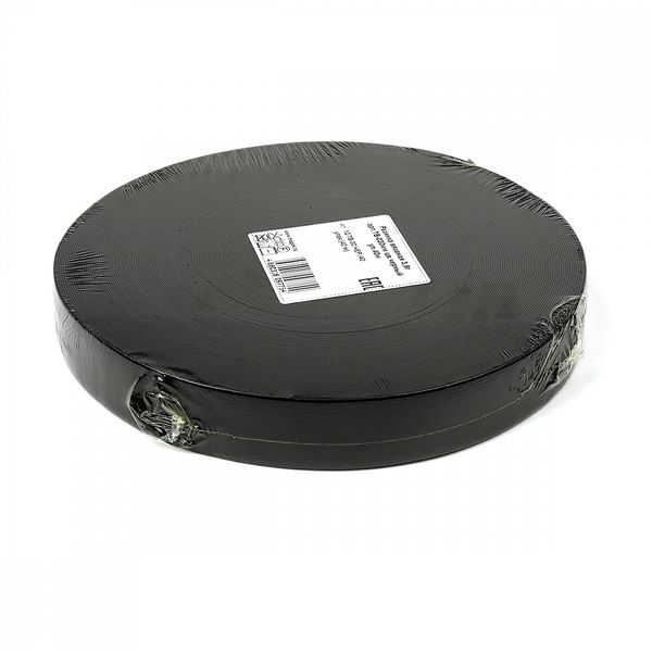 Резинка вязаная 30.0 мм / 40 метров, стандартная 3.9-4.3 г/п.м., черный