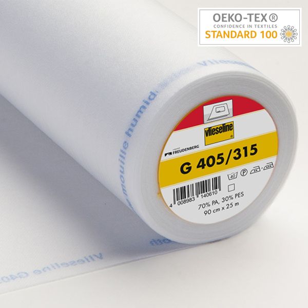 Флизелин клеевой G405, 90см*25м, белый, 53574491, Freudenberg, 25 м