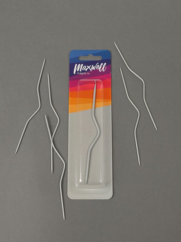 Спицы вспомогательные Maxwell Accessories для вязания косичек TBY-СКТ-2, разм 2.0х120 мм