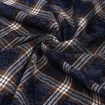 Фланель рубашечная вареная 150 г/м², 150 см / 2 метра, TBY.Fl.C751 синий