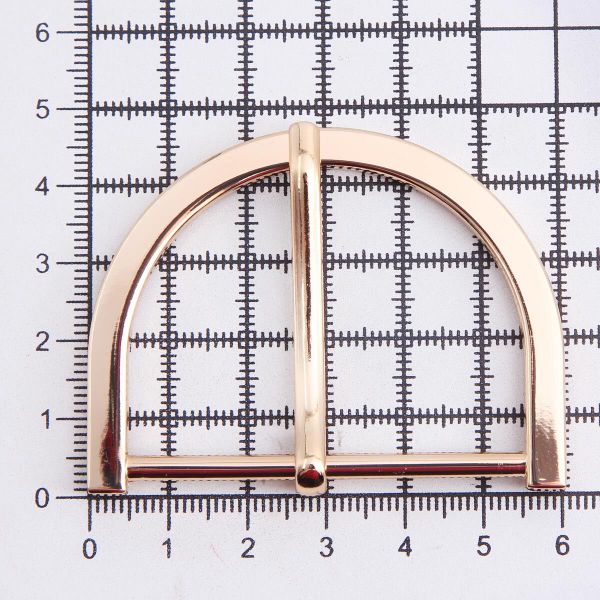 Пряжка ременная металл 50 мм металл, золото, MB-185