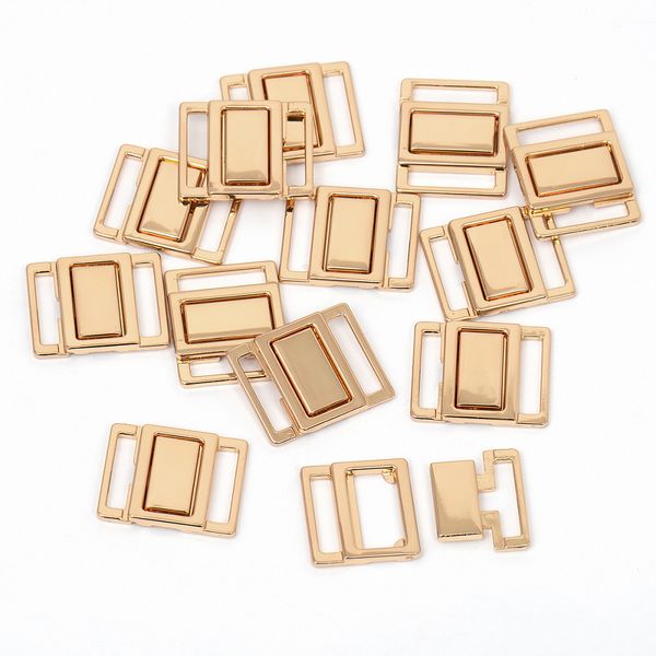 Пряжка-застежка для купальников металл 15.0 мм, 121SW цв.золото уп.10 шт