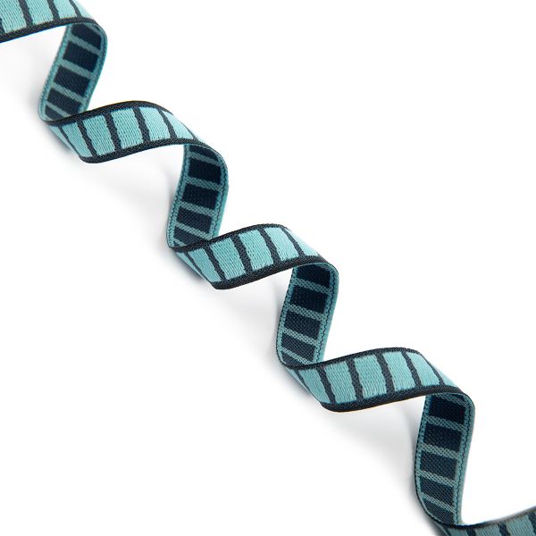 Лента (тесьма) жаккардовая 12.0 мм / 10±0.5 метров, голубой, Gamma TRJ-111Y