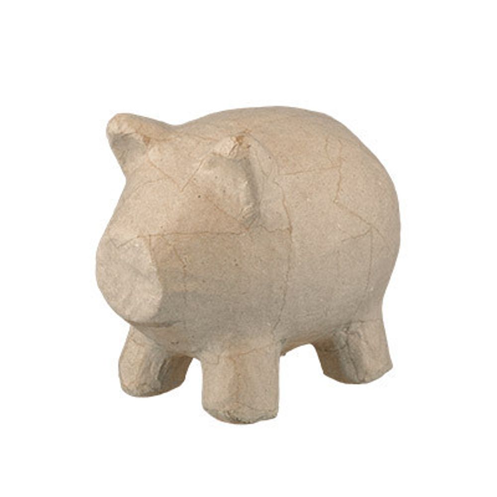 Заготовка из папье-маше Копилка-свинья, 16х10.8х14 см, PAM-061 Love2art