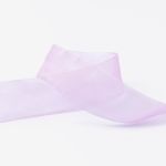 Лента капроновая (органза) 38.0 мм / 22.8±1 метра, 057 св.сиреневый, Blitz OR-38