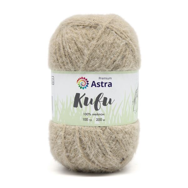 Пряжа Astra Premium (Астра Премиум) Киви (Kiwi) / уп.3 мот. по 100 г, 200 м, 02 бежевый