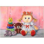Набор для вышивания бисером Hobby&Pro, Игрушки для Алисы, 33х30 см