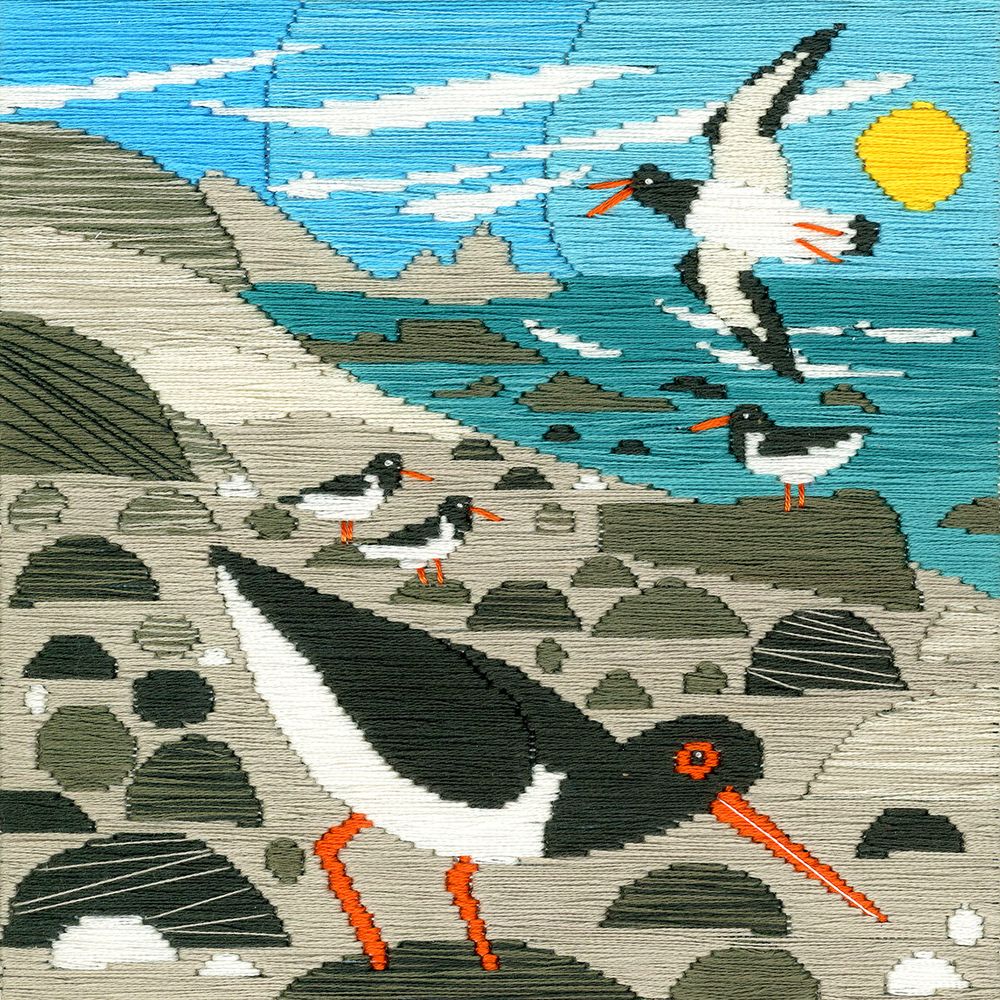 Derwentwater Designs, Oyster Catchers, 16х16 см /TOS/