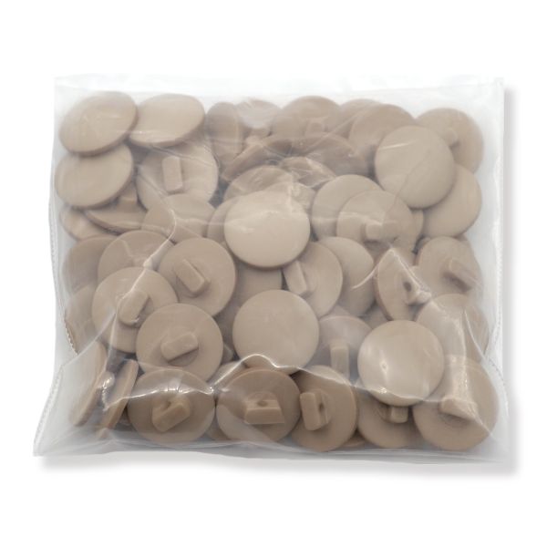 Пуговицы на ножке 24L (15мм) (Beige (бежевый)) NE68, 72 шт