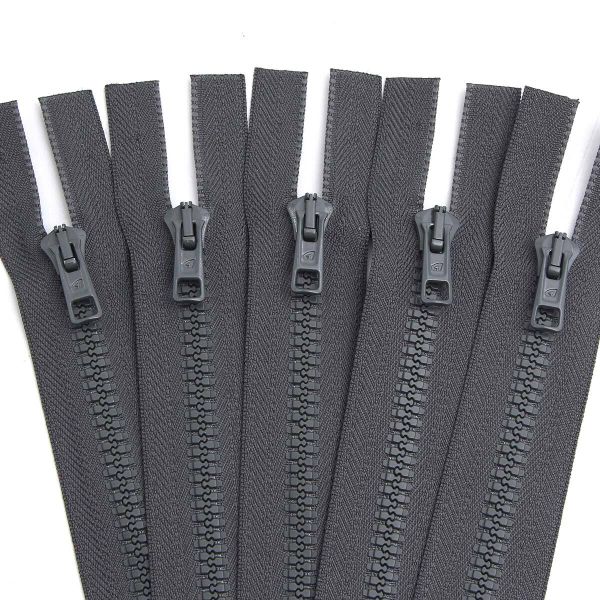 Молния трактор Arta Т6 (6 мм) 1 зам., разъем., 85 см, цв. 123 графит, уп.5 шт