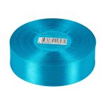 Лента атласная 1-сторонняя 25.0 мм / 33±2 метра, №504N(17-4436) бирюзово-голубой, Gamma