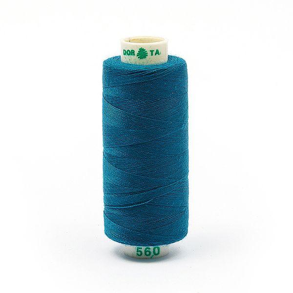 Нитки швейные бытовые Dor Tak 40/2, 366 м / 10 кат., 560 бирюзовый