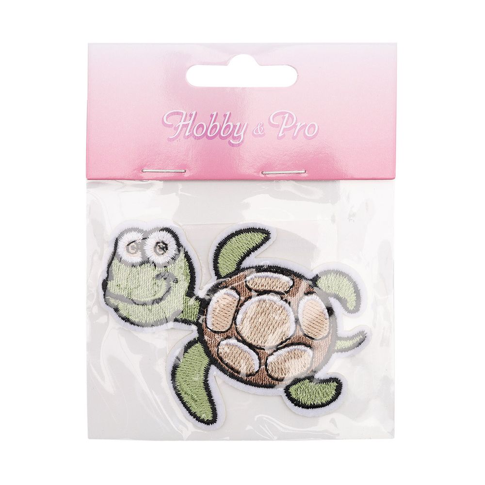 Термоаппликация Черепашка, 6.3х8.1cm, Hobby&Pro