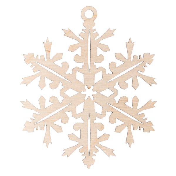 Подвеска Снежинка фанера ⌀7 смх0.3 см, 03, Mr.Carving КЛ-11
