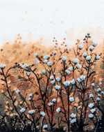 Набор для вышивания нитками Panna PS-7501, Поле на рассвете, 15.5х20.5 см