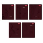 Тетрадь ученическая общая, выборочный лак, A5+ 96 л. на скобе 60 г/м², белизна 100%, 5 шт, клетка в термоусадочной пленке, 000773 Восхитительная, Светоч 96ТЕТк-003