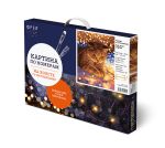 Картина по номерам Фрея, со светодиодами Котик с огоньками, 40х30 см