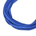 Шнур замша искусственная ⌀3.0 мм / 1 метр, 083 синий
