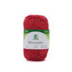 Пряжа Камтекс Мотылек / уп.5 мот. по 50 г, 140 м, 046 красный